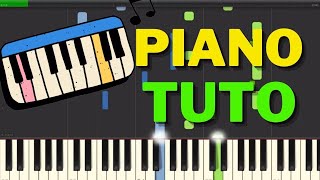 🎵 Patrick Bruel  Mon Amant de SaintJean  Piano Tutorial Synthesia [upl. by Jansen13]