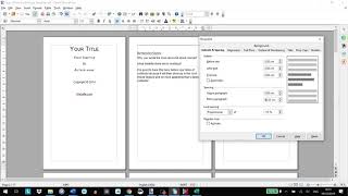 How to Adjust Indents and Paragraph Spacing Using Open Office [upl. by Eizle725]