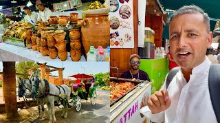 Crazy Night Market Tour in Marrakech  Rare Moroccan Street Food  Beaf Lamb  Morocco Street Food [upl. by Nofpets]