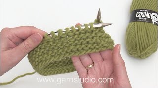 How to knit garter stitch on a circular needle [upl. by Rotberg]