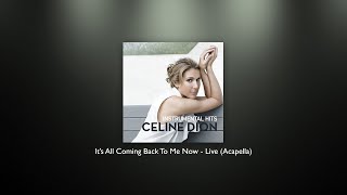 Celine Dion  Its All Coming Back To Me Now  Live Acapella [upl. by Xonk866]