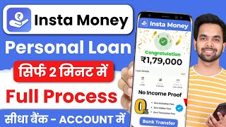 Instamoney Instant Personal Loan Kaise Le 2024  Insta Money Loan App  New Loan App [upl. by Winola]