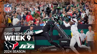 Houston Texans vs New York Jets Game Highlights  NFL 2024 Season Week 9 [upl. by Gae345]