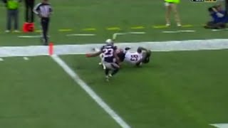 Bears Martellus Bennett Makes Great TD Catch While Getting Yanked to the Ground [upl. by Aicilaanna327]