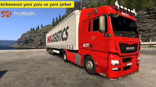 KİRKENES YENİLENDİ YENİ ŞİRKET YENİ YOL ETS2 PROMODS [upl. by Freberg]