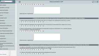 Cuestionario Evaluación CEP [upl. by Archy]