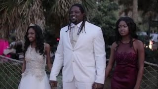 NFL Player Takes Cancer Stricken Teen to Prom in Style [upl. by O'Rourke]