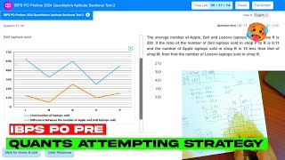 IBPS PO PRE QUANTS ATTEMPTING STRATEGY 🚀🥵 IBPS PO  SBI PO PRE [upl. by Raji]