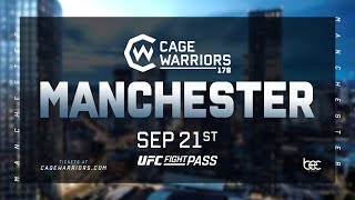 Cage Warriors 178 Prelims  Main Card is LIVE at 1230pm PT EXCLUSIVELY on UFC FIGHT PASS [upl. by Ahseyk]