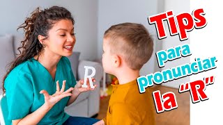 Como pronunciar la letra quotRquot  TERAPIA DE LENGUAJE para niños [upl. by Nannek]