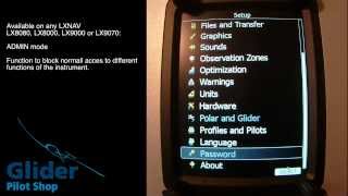 Glider Pilot Shop  Admin mode LXNAV [upl. by Lizabeth]