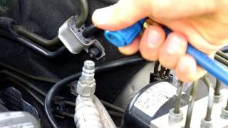 How to recharge MercedesBenz AC System  Easy Steps [upl. by Darb630]