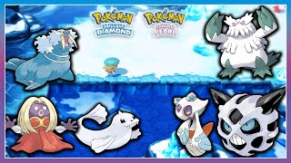 Pokémon BDSP  How To Get DewgongWalreinJynxGlalieFroslass amp Abomasnow [upl. by Neffirg293]