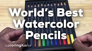 Caran Dache Museum Aquarelle Watercolor Pencils Review [upl. by Aubarta]