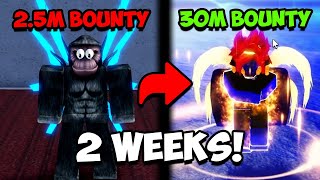 How I got 30M Bounty In Two WeeksBlox Fruits [upl. by Noit754]