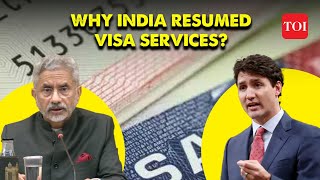 Situation Has Become More EAM S Jaishankar On Resumption Of EVisa Services For Canadians [upl. by Gmur]