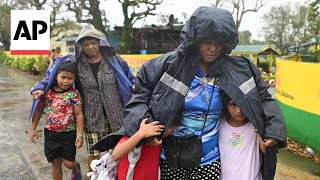 Philippines braces for typhoon Usagi fifth major storm to hit in three weeks [upl. by Aurelea]