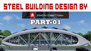 Steel Building Design By STAAD Pro Part1  Advantage Disadvantage amp Uses of Steel Building [upl. by Ahseinod]