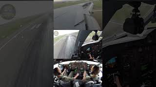 German Air Force Airbus A310 BREATHTAKING split screen landing AIRCLIPS [upl. by Ailices]