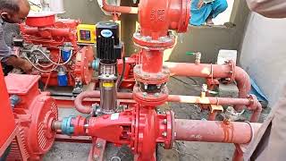 fire hydrant system engine 1st time start firehydrant firesafety electrical [upl. by Krystin]