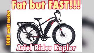 One seriously fast fat tire ebike  Ariel Rider Kepler [upl. by Tasiana868]