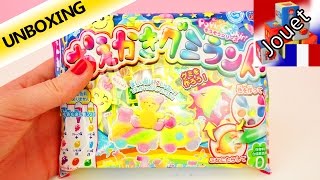 Popin Cookin Français Bonbons gélifiés à faire soimême  Douceurs japonaises  Unboxing [upl. by Enelegna55]