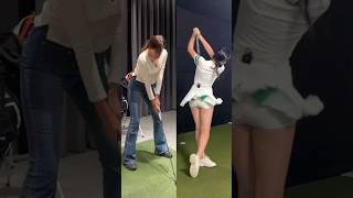 175cm 큰 키의 큰 아크💝 KLPGA 김민지프로의 스윙⛳ [upl. by Attenna543]