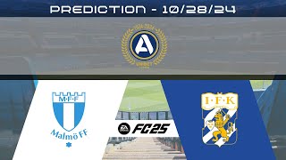 Malmö FF vs IFK Goteborg  Prediction  2024 Allsvenskan  EA FC 25 [upl. by Alam]