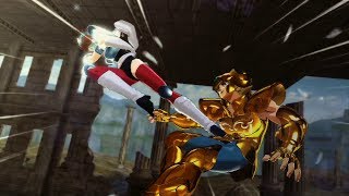 聖闘士星矢 ブレイブ・ソルジャーズ  Saint Seiya Brave Soldiers  Marin vs Aiolia [upl. by Derag]