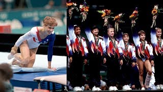 The unbelievable moment Kerri strug winning gold with an injured ankle [upl. by Kattie]