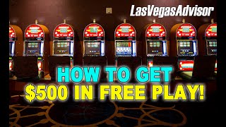 HOW TO GET 500 IN FREEPLAY IN DOWNTOWN LAS VEGAS  LAS VEGAS ADVISOR WEEKLY UPDATE EPISODE 130 [upl. by Cindy207]