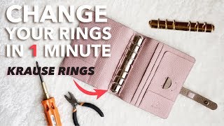 Change your KRAUSE ring mechanisms in 1 MINUTE [upl. by Taam]