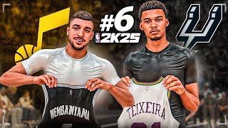 TROCAMOS CAMISA DEPOIS DO JOGO  NBA 2K25 MyCareer Ep6 [upl. by Kosiur]