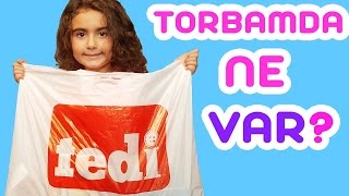 Okul Alışverişim  Tediden Ne Aldık  Çantamda Ne Var  UmiKids [upl. by Atnod443]