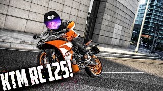 MOJI FÄHRT PROBE  KTM RC 125  MotoVlog [upl. by Cristie]