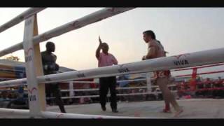 Muay Thai fight thailand Tristan Kalijundic Kaewsamrit [upl. by Luebke]