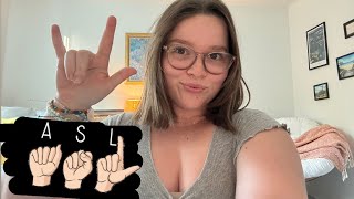 ASL ASMR Learn 100 signs with me [upl. by Tabbitha743]