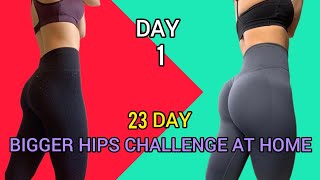 THICKER HIPS WORKOUT AT HOME AT 23 DAY PART 10 DAY 1 [upl. by Darom]