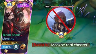 INSANE DAMAGE MOSKOV FULL CRITICAL DAMAGE amp ATK SPEED GAMEPLAY MOSKOV BUILD MOSKOV TERSAKIT 2024 [upl. by Salsbury]