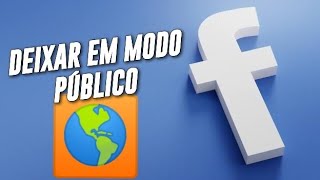 Como deixar suas publicações no Facebook em modo PÚBLICO para TODOS ver e compartilhar 2021 [upl. by Barnett]