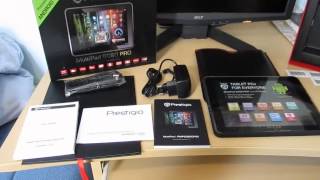 Android 40 Prestigio Multipad 5080 PRO tablet  Unboxing video HD [upl. by Livi252]