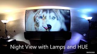 Philips Ambilight TV and Philips Hue sync Demo [upl. by Sorvats699]