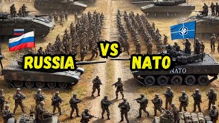 Military Power Comparison Russia vs NATO [upl. by Ttam]