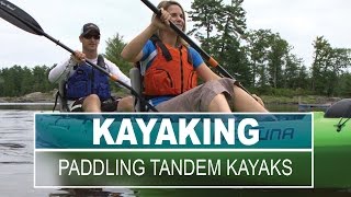 Paddle a Tandem Kayak  Paddling Tips and Skills for Beginners [upl. by Tenneb]