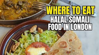 Where to Eat HALAL SOMALI FOOD in CENTRAL LONDON  SABIIB Somali Restaurant Acton [upl. by Hooper688]