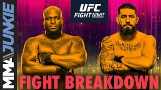 Derrick Lewis vs Chris Daukaus prediction  UFC Fight Night 199 breakdown [upl. by Carbone36]