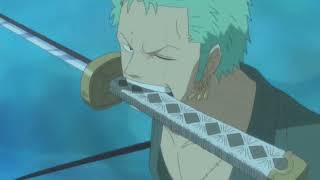 Zoro vs Hody Jones Under water battle Ep 537 Fishman Island arc [upl. by Earesed]