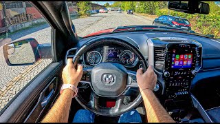 Dodge Ram 1500 Laramie  57 HEMI V8 401 hp  POV Test Drive [upl. by Tressia]