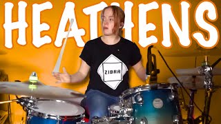 Heathens  Twenty One Pilots  Drum Cover [upl. by Nollat]