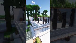 Modern Beach House Build  Minecraft Build Timelapse minecraft [upl. by Giustina]